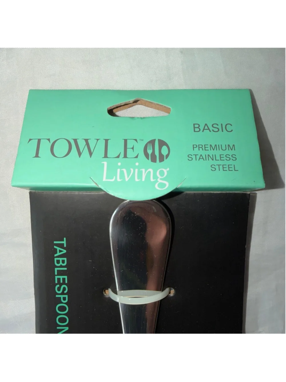 NIP Towle Living Basic Premium Stainless Steel Tablespoon Serving Spoon